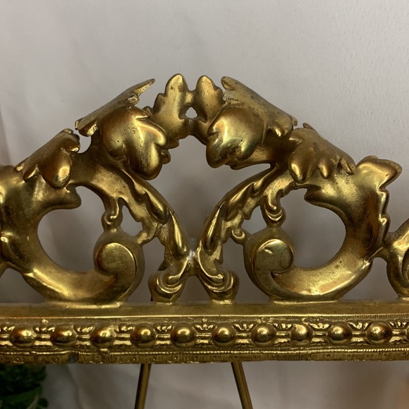 Vintage Rococo style scrolled decorative solid brass  frame - Picture 2 of 15